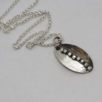 Leaf Pendant by ARTYRA Studio at The Avenue Gallery, a contemporary fine art gallery in Victoria, BC, Canada.