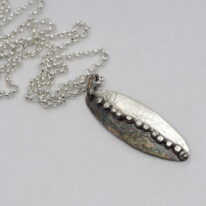 Leaf Pendant by ARTYRA Studio at The Avenue Gallery, a contemporary fine art gallery in Victoria, BC, Canada.