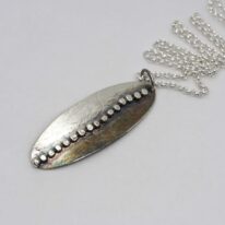 Leaf Pendant by ARTYRA Studio at The Avenue Gallery, a contemporary fine art gallery in Victoria, BC, Canada.