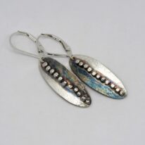 Leaf Earrings by ARTYRA Studio at The Avenue Gallery, a contemporary fine art gallery in Victoria, BC, Canada.