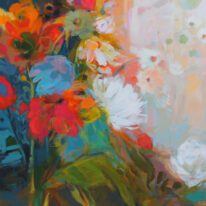 Feeling Quite Optimistic by Becky Holuk at The Avenue Gallery, a contemporary fine art gallery in Victoria, BC, Canada.