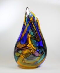 Stained Glass Vase by Guy Hollington at The Avenue Gallery, a contemporary fine art gallery in Victoria, BC, Canada.