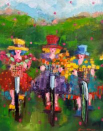 Taking Our Turns by Angela Morgan at The Avenue Gallery, a contemporary fine art gallery in Victoria, BC, Canada.