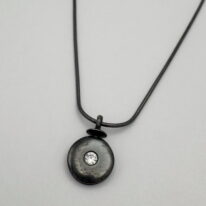 Bateau Pendant (Oxidized) by MichaudMichaud Design at The Avenue Gallery, a contemporary fine art gallery in Victoria, BC, Canada.