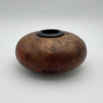 Arbutus Burl Hollow Form by Robert Wilman at The Avenue Gallery, a contemporary fine art gallery in Victoria, BC, Canada.