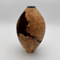 Big Leaf Maple Burl Hollow Form by Robert Wilman at The Avenue Gallery, a contemporary fine art gallery in Victoria, BC, Canada.