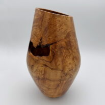 Big Leaf Maple Burl Hollow Form by Robert Wilman at The Avenue Gallery, a contemporary fine art gallery in Victoria, BC, Canada.