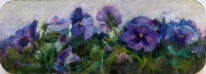 Pansy Parade by Tanya Bone at The Avenue Gallery, a contemporary fine art gallery in Victoria, BC, Canada.