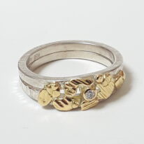 Pebble Ring by Andrea Roberts at The Avenue Gallery, a contemporary fine art gallery in Victoria, BC, Canada.