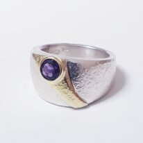 Purple Reign Ring by Andrea Roberts at The Avenue Gallery, a contemporary fine art gallery in Victoria, BC, Canada.