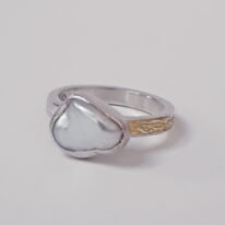 Freshwater Pearl Ring by Andrea Roberts at The Avenue Gallery, a contemporary fine art gallery in Victoria, BC, Canada.