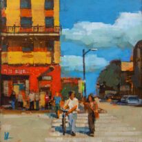 Sunshine in My Eye 1980's by William Liao at The Avenue Gallery, a contemporary fine art gallery in Victoria, BC, Canada.