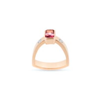 Pink Tourmaline & Diamond Ring by Bayot Heer at The Avenue Gallery, a contemporary fine art gallery in Victoria, BC, Canada.