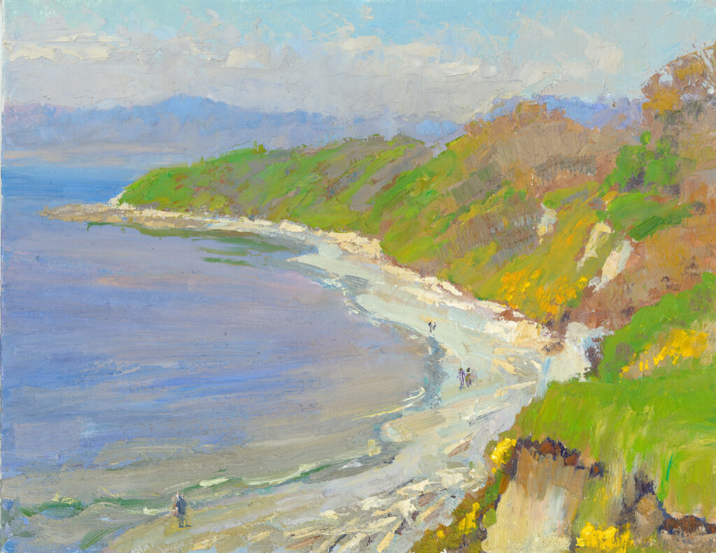 Stroll by the Sea by Andrii Yendakov at The Avenue Gallery, a contemporary fine art gallery in Victoria, BC, Canada.