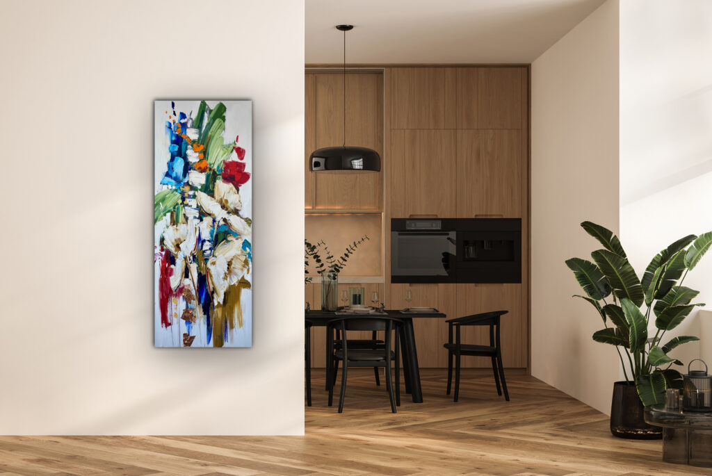 At the End of That Story by Kimberly Kiel at The Avenue Gallery, a contemporary fine art gallery in Victoria, BC, Canada.