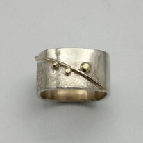 Blossom Square Ring by Chi's Creations at The Avenue Gallery, a contemporary fine art gallery in Victoria, BC, Canada.