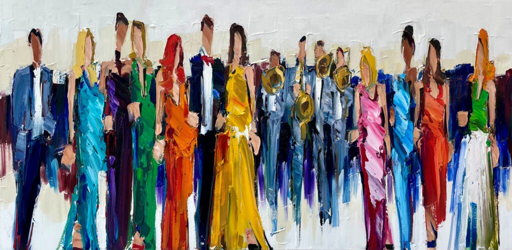 Ahead of Myself I by Kimberly Kiel at The Avenue Gallery, a contemporary fine art gallery in Victoria, BC, Canada.