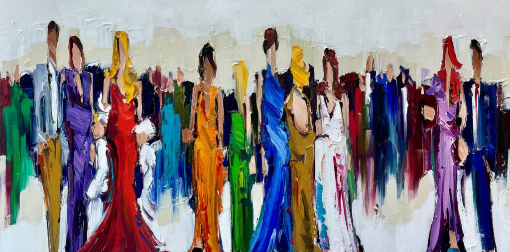 Ahead of Myself II by Kimberly Kiel at The Avenue Gallery, a contemporary fine art gallery in Victoria, BC, Canada.