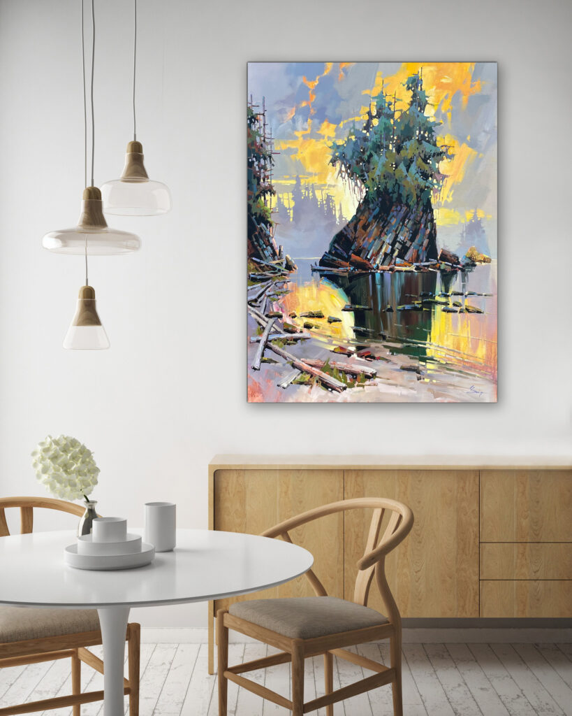 Look into the Sun by Bi Yuan Cheng at The Avenue Gallery, a contemporary fine art gallery in Victoria, BC, Canada.