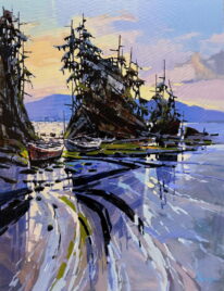 West Coast Trail by Bi Yuan Cheng at The Avenue Gallery, a contemporary fine art gallery in Victoria, BC, Canada.