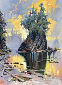 Look into the Sun by Bi Yuan Cheng at The Avenue Gallery, a contemporary fine art gallery in Victoria, BC, Canada.