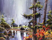 Along the Coast by Bi Yuan Cheng at The Avenue Gallery, a contemporary fine art gallery in Victoria, BC, Canada.
