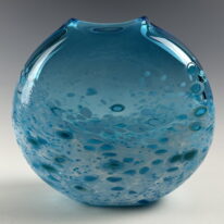 Smarty Vase (Copper Blue) by Lisa Samphire at The Avenue Gallery, a contemporary fine art gallery in Victoria, BC, Canada.