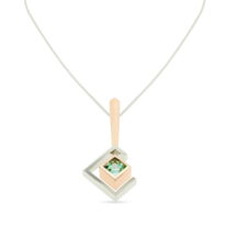 Green Tourmaline Pendant by Bayot Heer at The Avenue Gallery, a contemporary fine art gallery in Victoria, BC, Canada.