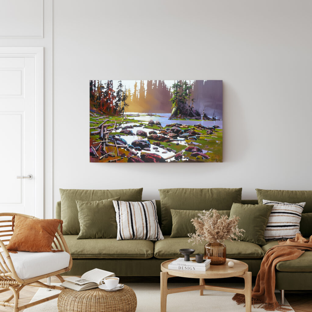 West Coast Trail by Bi Yuan Cheng at The Avenue Gallery, a contemporary fine art gallery in Victoria, BC, Canada.