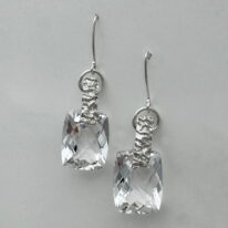 Lunar Bar Quartz Earrings by A & R Jewellery at The Avenue Gallery, a contemporary fine art gallery in Victoria, BC, Canada.