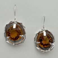 Wax Seal Earrings with Citrine by A & R Jewellery at The Avenue Gallery, a contemporary fine art gallery in Victoria, BC, Canada.