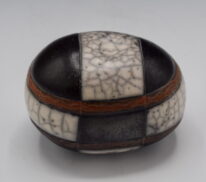 Naked Raku Shaker by Jan Lovewell at The Avenue Gallery, a contemporary fine art gallery in Victoria, BC, Canada.