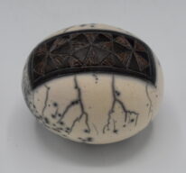 Naked Raku Shaker by Jan Lovewell at The Avenue Gallery, a contemporary fine art gallery in Victoria, BC, Canada.