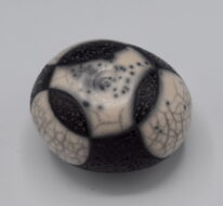 Naked Raku Shaker by Jan Lovewell at The Avenue Gallery, a contemporary fine art gallery in Victoria, BC, Canada.