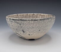 Naked Raku Bowl by Jan Lovewell at The Avenue Gallery, a contemporary fine art gallery in Victoria, BC, Canada.