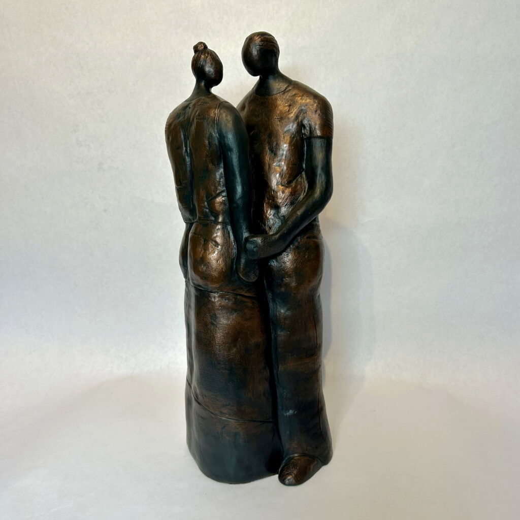 Embracing by Louise Monfette at The Avenue Gallery, a contemporary fine art gallery in Victoria, BC, Canada.