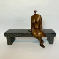 Waiting by Louise Monfette at The Avenue Gallery, a contemporary fine art gallery in Victoria, BC, Canada.