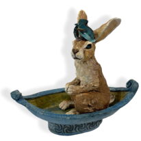 Blue Capped Dreamer by Carolyn Houg at The Avenue Gallery, a contemporary fine art gallery in Victoria, BC, Canada.