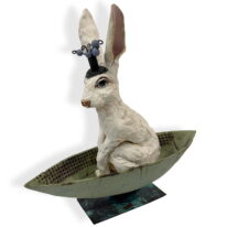 Shy Guy by Carolyn Houg at The Avenue Gallery, a contemporary fine art gallery in Victoria, BC, Canada.