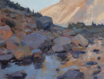 In The Shadow Of Mt Sarrail by Maria Josenhans at The Avenue Gallery, a contemporary fine art gallery in Victoria, BC, Canada.