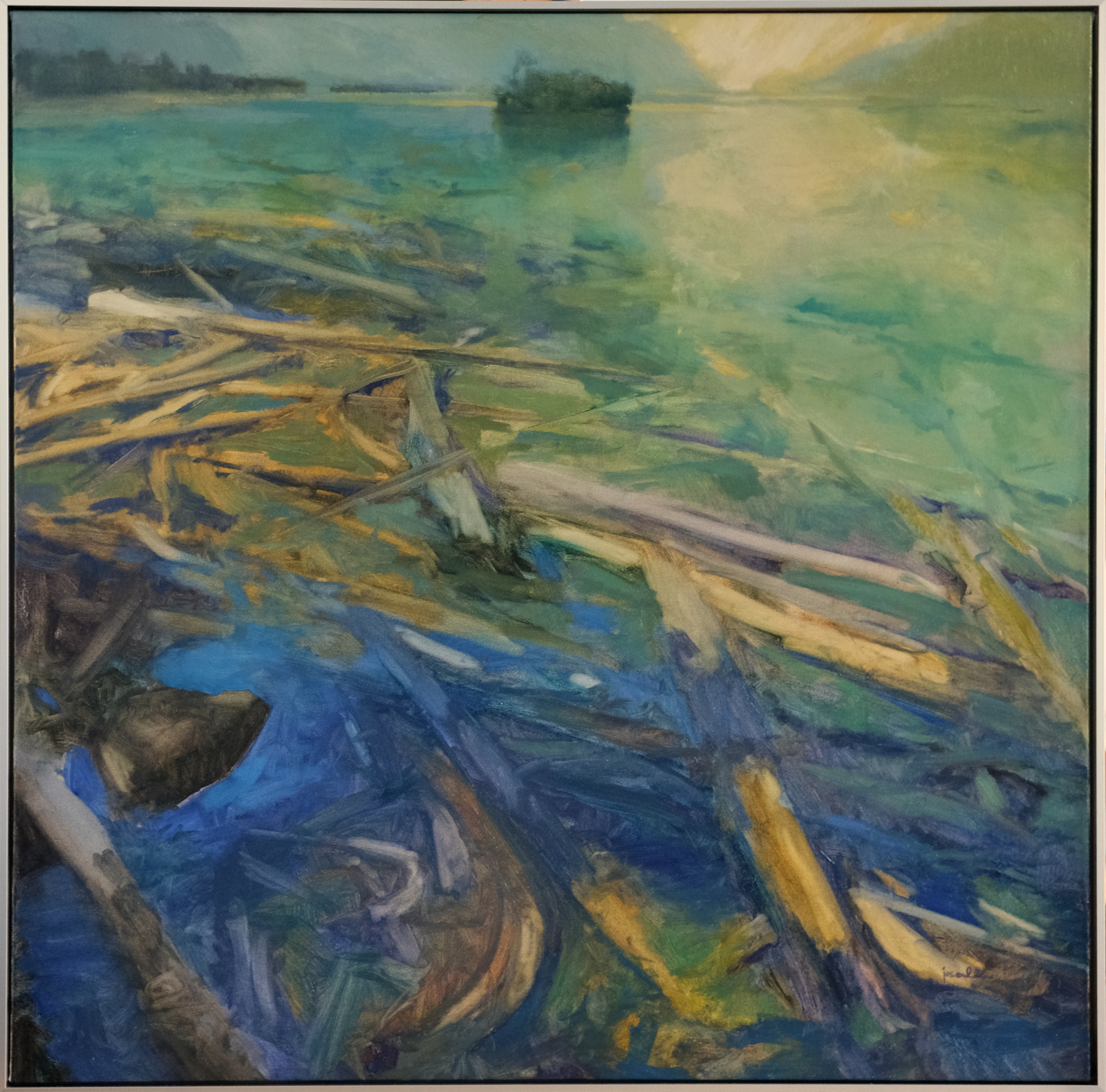 Rawson Lake Shallows by Maria Josenhans at The Avenue Gallery, a contemporary fine art gallery in Victoria, BC, Canada.