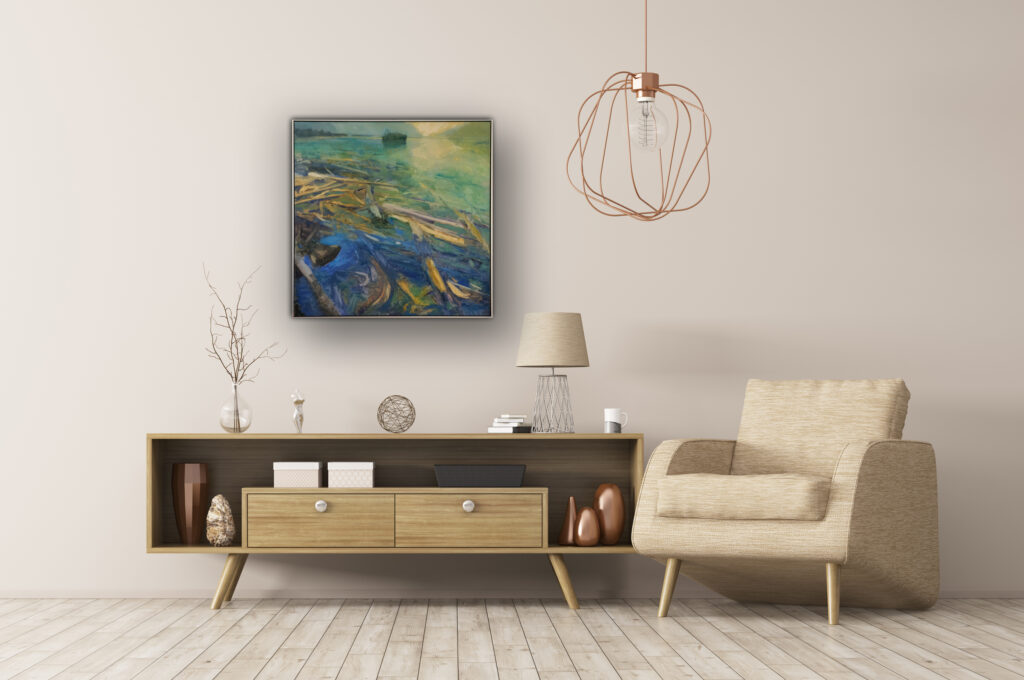 Rawson Lake Shallows by Maria Josenhans at The Avenue Gallery, a contemporary fine art gallery in Victoria, BC, Canada.