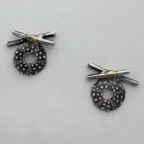 XO Earrings by Andrea Russell at The Avenue Gallery, a contemporary fine art gallery in Victoria, BC, Canada.