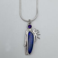Opal Doublet Pendant by Andrea Russell at The Avenue Gallery, a contemporary fine art gallery in Victoria, BC, Canada.