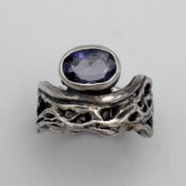 Tanzanite Ring by Andrea Russell at The Avenue Gallery, a contemporary fine art gallery in Victoria, BC, Canada.