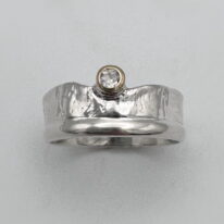 Moonstone Reticulated Ring by Andrea Russell at The Avenue Gallery, a contemporary fine art gallery in Victoria, BC, Canada.