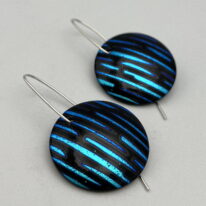 Oxygen Series Earrings by Peggy Brackett at The Avenue Gallery, a contemporary fine art gallery in Victoria, BC, Canada.