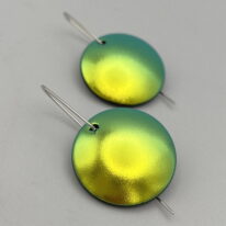 Oxygen Series Earrings by Peggy Brackett at The Avenue Gallery, a contemporary fine art gallery in Victoria, BC, Canada.