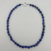 Lapis & Sterling Silver Necklace by Val Nunns at The Avenue Gallery, a contemporary fine art gallery in Victoria, BC, Canada.