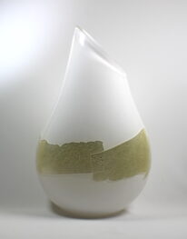 White with Silver Vase by Guy Hollington at The Avenue Gallery, a contemporary fine art gallery in Victoria, BC, Canada.